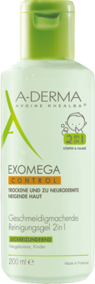 A-DERMA EXOMEGA CONTROL Reinigungsgel 2in1 200 ml
