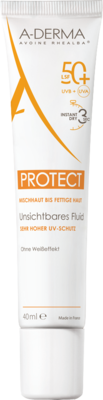 A-DERMA PROTECT SPF 50+ unsichtbares Fluid 40 ml