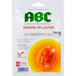 ABC Wärme-Pflaster sensitive-Vlies Hansaplast med 4 St.