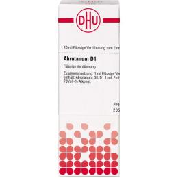 ABROTANUM D 1 Dilution 20 ml