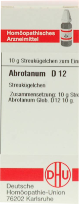 ABROTANUM D 12 Globuli 10 g