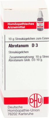 ABROTANUM D 3 Globuli 10 g