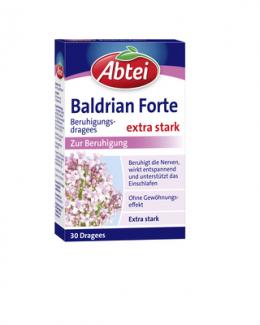 ABTEI Baldrian forte berzogene Tabletten 30 St