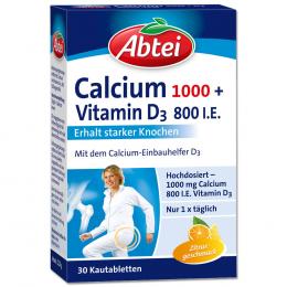 Abtei Calcium 1000 + D3 Osteo Vital Kautabletten 30 St Kautabletten