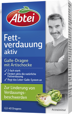 ABTEI Galle-Dragee mit Artischocke 40 St