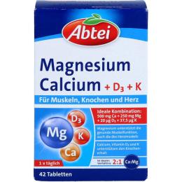 ABTEI Magnesium Calcium+D+K Tabletten 42 St.