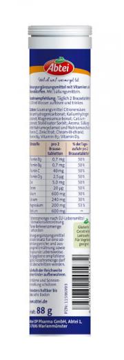 ABTEI Sport Iso Aktiv Vitamine+Mineralstoffe 15 St Brausetabletten