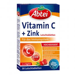 ABTEI Vitamin C plus Zink Lutschtabletten 30 St Lutschtabletten