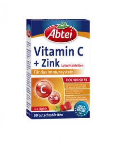 ABTEI Vitamin C plus Zink Lutschtabletten 63 g