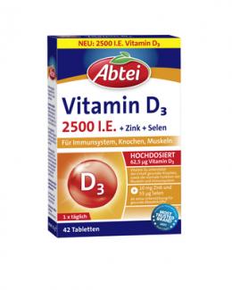 ABTEI Vitamin D3 2500 I.E. Tabletten 31 g