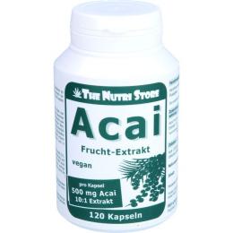 ACAI FRUCHT Extrakt 500 mg vegetarische Kapseln 120 St.