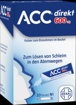 ACC direkt 600 mg Pulver zum Einnehmen im Beutel 20 St