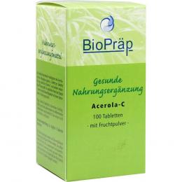 Ein aktuelles Angebot für ACEROLA C Tabletten Lutschtabletten 100 St Lutschtabletten Nahrungsergänzungsmittel - jetzt kaufen, Marke BioPräp Biologische Präparate Handelsgesellschaft mbH.