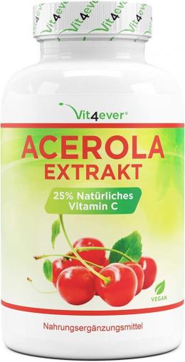 Acerola Extrakt - 750 mg, 365 Kapseln