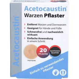 ACETOCAUSTIN Warzenpflaster 20 St.