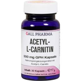 ACETYL-L-CARNITIN 500 mg Kapseln 30 St. (17 g)