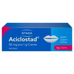 Aciclostad gegen Lippenherpes 2 g Creme