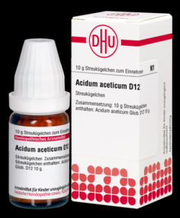 ACIDUM ACETICUM D 12 Globuli 10 g