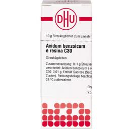 ACIDUM BENZOICUM E Resina C 30 Globuli 10 g