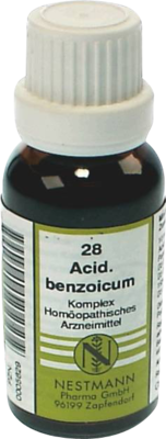 ACIDUM BENZOICUM KOMPLEX Nr.28 Dilution 20 ml