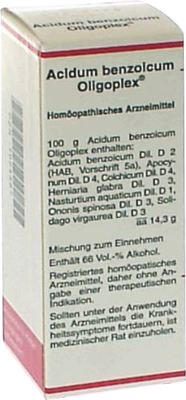 ACIDUM BENZOICUM OLIGOPLEX Liquidum 50 ml
