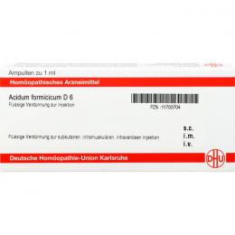 ACIDUM FORMICICUM D 6 Ampullen 8 ml