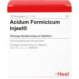 ACIDUM FORMICICUM INJEEL Ampullen 10 St.