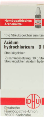 ACIDUM HYDROCHLORICUM D 12 Globuli 10 g