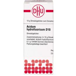 ACIDUM HYDROFLUORICUM D 10 Globuli 10 g