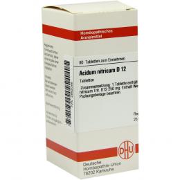 ACIDUM NITRICUM D 12 Tabletten 80 St Tabletten