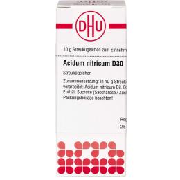 ACIDUM NITRICUM D 30 Globuli 10 g