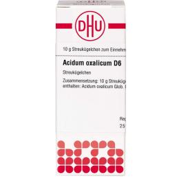 ACIDUM OXALICUM D 6 Globuli 10 g