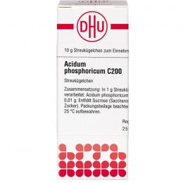 ACIDUM PHOSPHORICUM C 200 Globuli 10 g