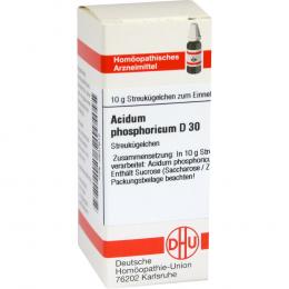 Ein aktuelles Angebot für ACIDUM PHOSPHORICUM D 30 Globuli 10 g Globuli Homöopathische Einzelmittel - jetzt kaufen, Marke DHU-Arzneimittel GmbH & Co. KG.