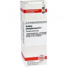 ACIDUM PHOSPHORICUM D 4 Dilution 20 ml