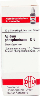 ACIDUM PHOSPHORICUM D 6 Globuli 10 g