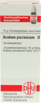 ACIDUM PICRINICUM D 12 Globuli 10 g