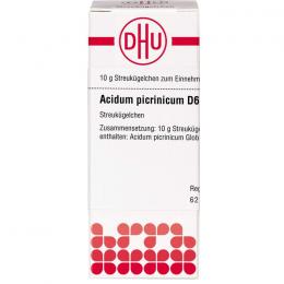 ACIDUM PICRINICUM D 6 Globuli 10 g