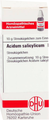 ACIDUM SALICYLICUM D 12 Globuli 10 g