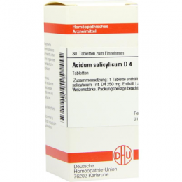ACIDUM SALICYLICUM D 4 Tabletten 80 St