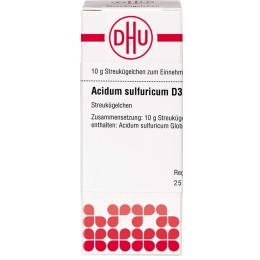 ACIDUM SULFURICUM D 30 Globuli 10 g