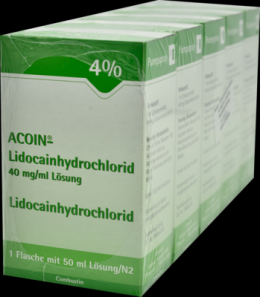 ACOIN-Lidocainhydrochlorid 40 mg/ml Lsung 5X50 ml