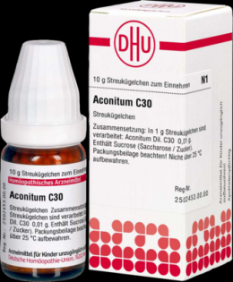 ACONITUM C 30 Globuli 10 g