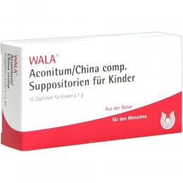 ACONITUM/CHINA comp.Kindersuppositorien 10 X 1 g Kinder-Suppositorien