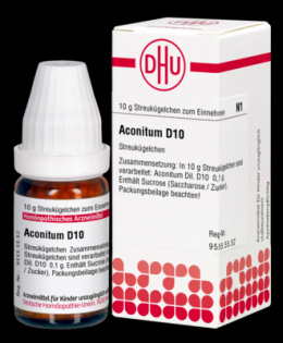 ACONITUM D 10 Globuli 10 g