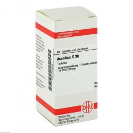 Ein aktuelles Angebot für Aconitum D 30 Tabletten 80 St Tabletten Naturheilmittel - jetzt kaufen, Marke DHU-Arzneimittel GmbH & Co. KG.