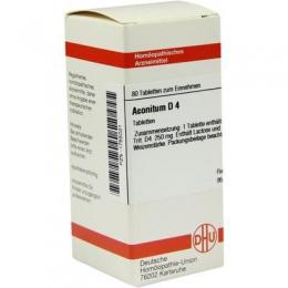 ACONITUM D 4 Tabletten 80 St
