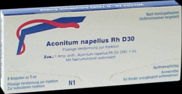 ACONITUM NAPELLUS Rh D 30 Ampullen 8X1 ml
