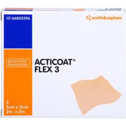 ACTICOAT Flex 3 5x5 cm Verband 5 St.