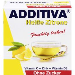 ADDITIVA heiße Zitrone ohne Zucker Pulver Sachets 100 g